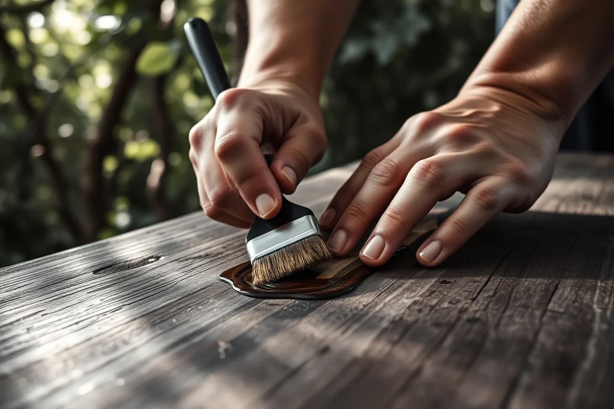 natural wood stain — Natural Wood Stain (step by step)
