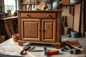 Stain Wood Cabinets