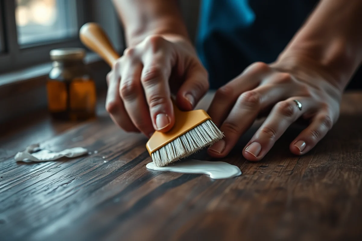 white stain in wood — White Stain In Wood (step by step)