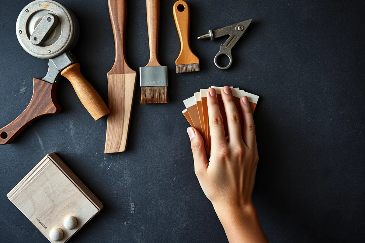 wood staining basics tools supplies printable — Wood Staining Basics Tools Supplies Printable (the finished result)