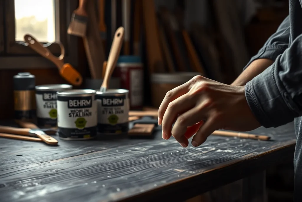 Behr Wood Stain Color Chart