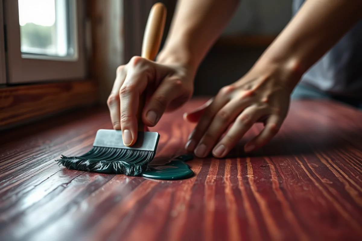 colored wood stain — Colored Wood Stain (step by step)
