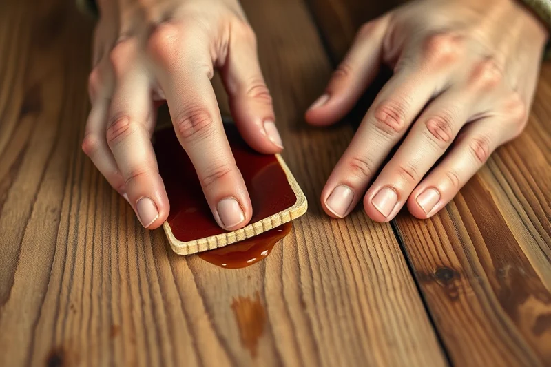 homemade prepare wood for stain — Homemade Prepare Wood For Stain (step by step)