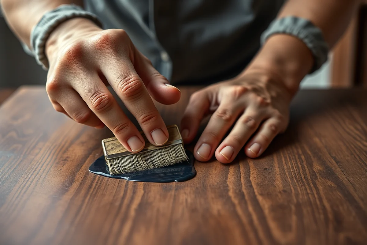 wood staining basics before on a budget — Wood Staining Basics Before On A Budget (step by step)