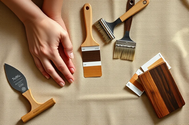wood staining basics tools examples — Wood Staining Basics Tools Examples (the finished result)